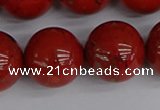 CRE317 15.5 inches 18mm round red jasper beads wholesale