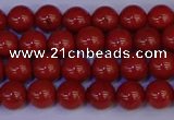 CRE321 15.5 inches 6mm round red jasper beads wholesale