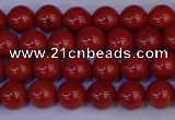 CRE321 15.5 inches 6mm round red jasper beads wholesale