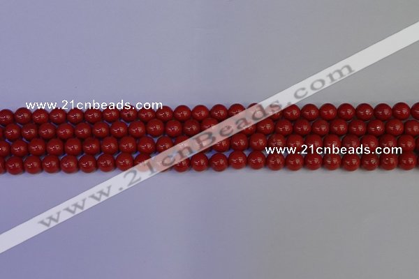 CRE321 15.5 inches 6mm round red jasper beads wholesale