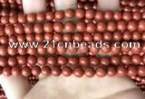 CRE351 15.5 inches 6mm round red jasper beads wholesale