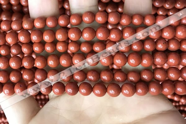 CRE351 15.5 inches 6mm round red jasper beads wholesale