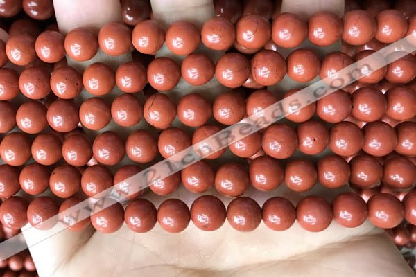 CRE352 15.5 inches 8mm round red jasper beads wholesale