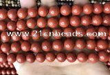 CRE353 15.5 inches 10mm round red jasper beads wholesale