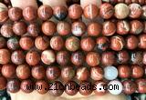 CWJ373 15 inches 10mm round red jasper beads wholesale