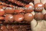 CRE65 15.5 inches 18*25mm - 20*25mm oval red jasper beads wholesale