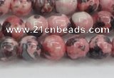 CRF303 15.5 inches 10mm round dyed rain flower stone beads wholesale