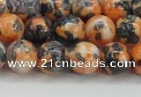 CRF325 15.5 inches 12mm round dyed rain flower stone beads wholesale