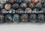 CRF330 15.5 inches 8mm round dyed rain flower stone beads wholesale