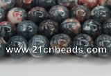 CRF331 15.5 inches 10mm round dyed rain flower stone beads wholesale