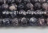 CRF336 15.5 inches 6mm round dyed rain flower stone beads wholesale