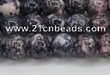 CRF338 15.5 inches 10mm round dyed rain flower stone beads wholesale