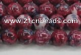 CRF345 15.5 inches 10mm round dyed rain flower stone beads wholesale