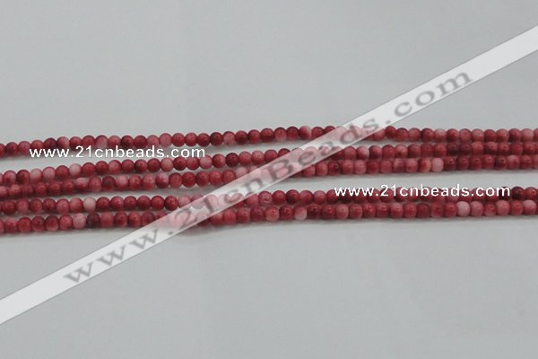 CRF438 15.5 inches 3mm round dyed rain flower stone beads wholesale