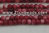 CRF439 15.5 inches 3mm round dyed rain flower stone beads wholesale