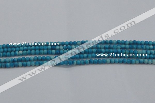 CRF440 15.5 inches 3mm round dyed rain flower stone beads wholesale