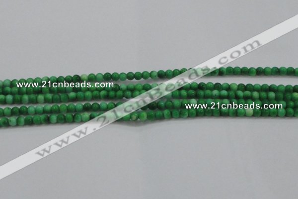 CRF441 15.5 inches 3mm round dyed rain flower stone beads wholesale