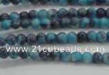 CRF452 15.5 inches 3mm round dyed rain flower stone beads wholesale