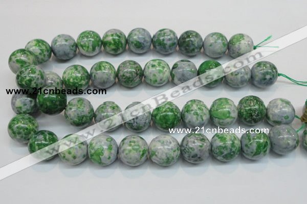 CRF50 15.5 inches 20mm round dyed rain flower stone beads wholesale