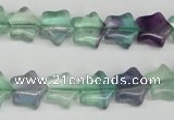 CRG04 15.5 inches 12*12mm star fluorite gemstone beads wholesale