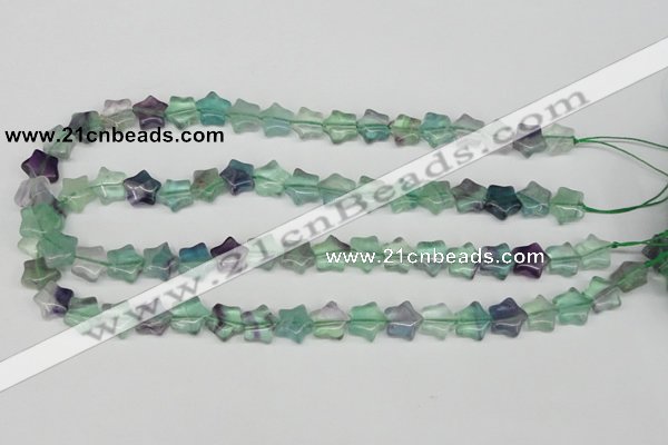 CRG04 15.5 inches 12*12mm star fluorite gemstone beads wholesale