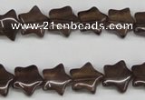 CRG05 15.5 inches 12*12mm star smoky quartz gemstone beads wholesale