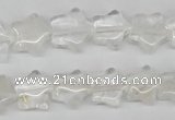 CRG08 15.5 inches 12*12mm star white crystal gemstone beads wholesale
