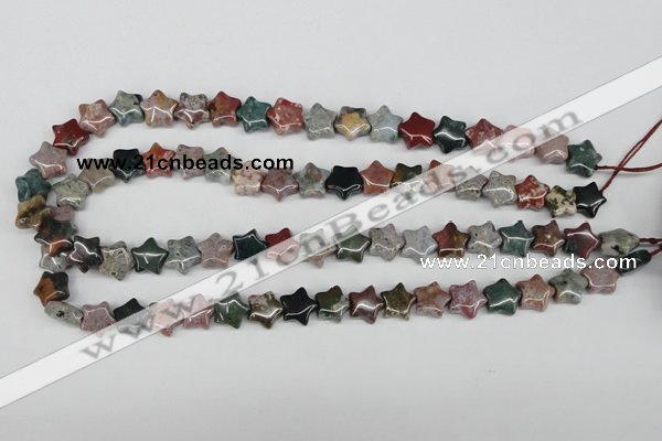 CRG09 15.5 inches 12*12mm star ocean agate gemstone beads wholesale