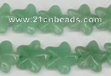 CRG15 15.5 inches 16*16mm star green aventurine gemstone beads