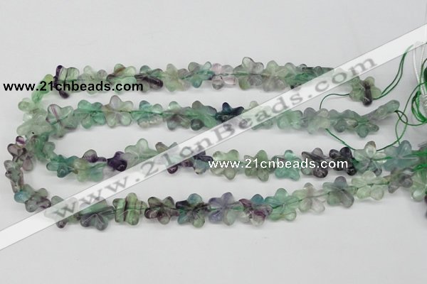 CRG17 15.5 inches 16*16mm star fluorite gemstone beads wholesale