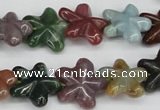 CRG24 15.5 inches 16*16mm star Indian agate gemstone beads wholesale