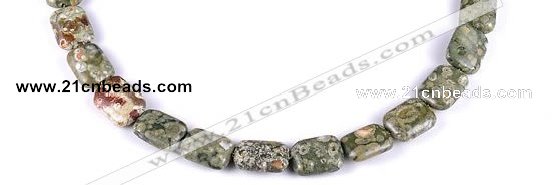 CRH07 different sizes rectangle natural rhyolite bead Wholesale