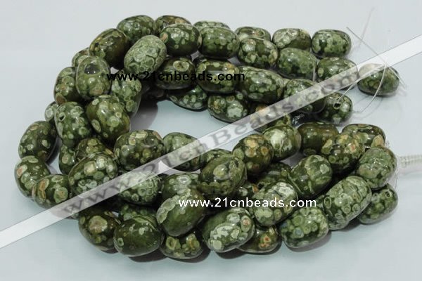 CRH17 15.5 inches 18*24mm egg-shaped rhyolite beads wholesale