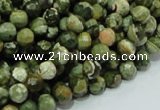 CRH56 15.5 inches 8mm faceted round rhyolite beads wholesale