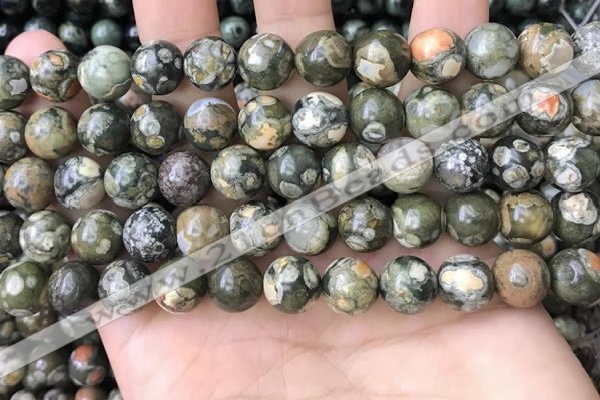 CRH563 15.5 inches 10mm round rhyolite beads wholesale