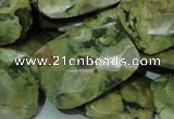 CRH82 15.5 inches 22*30mm faceted rectangle rhyolite beads wholesale