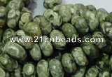 CRH96 15.5 inches 6*10mm rondelle rhyolite beads wholesale