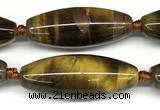 CRI162 15 inches 15*38mm - 16*40mm rice yellow tiger eye beads