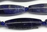 CRI165 15 inches 9*30mm rice sodalite gemstone beads