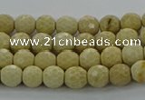 CRI210 15.5 inches 4mm faceted round riverstone beads wholesale