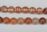 CRJ201 15.5 inches 8mm round natural red jade gemstone beads