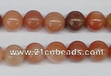 CRJ202 15.5 inches 10mm round natural red jade gemstone beads