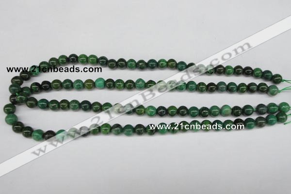 CRJ302 15.5 inches 8mm round African prase jasper beads wholesale