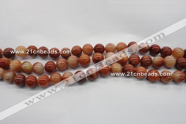 CRJ501 15.5 inches 6mm round red jade gemstone beads