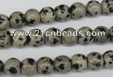 CRO101 15.5 inches 8mm round dalmatian jasper beads wholesale