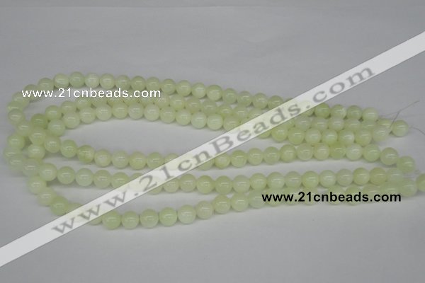 CRO110 15.5 inches 8mm round New jade beads wholesale