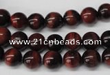 CRO116 15.5 inches 8mm round red tiger eye beads wholesale