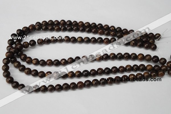 CRO124 15.5 inches 8mm round bronzite gemstone beads wholesale