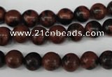 CRO126 15.5 inches 8mm round mahogany obsidian beads wholesale