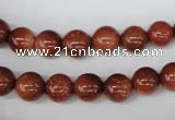 CRO128 15.5 inches 8mm round goldstone beads wholesale